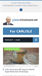 Mobile Screenshot of johnstevensonmp.co.uk